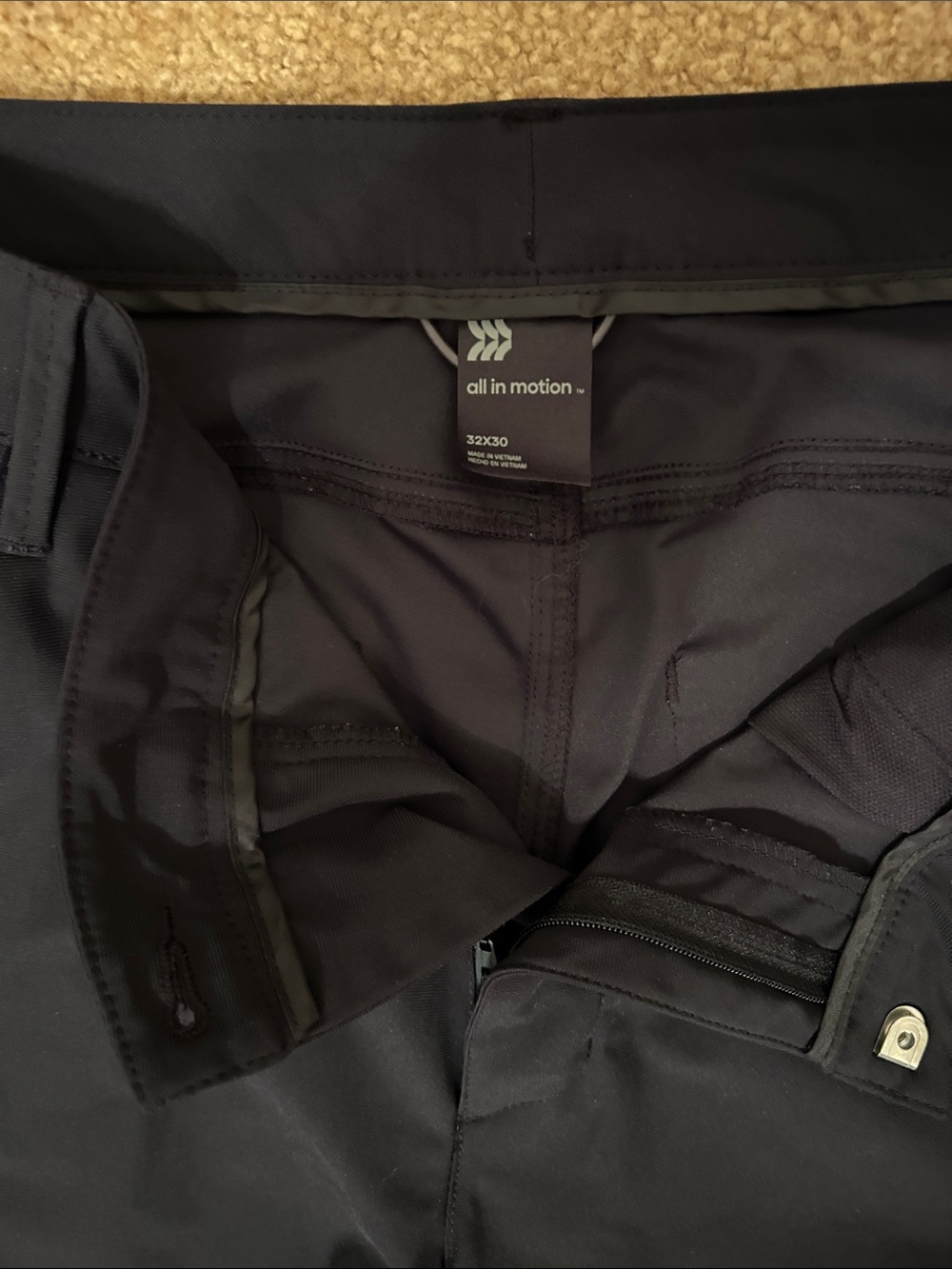 all in motion Black Men’s Performance Pants